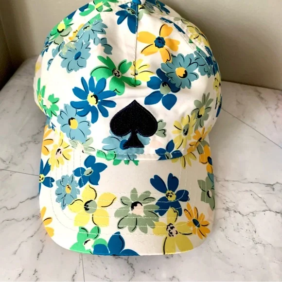 Kate Spade New York French Cream Floral cap retail $68+ - Picture 3 of 6